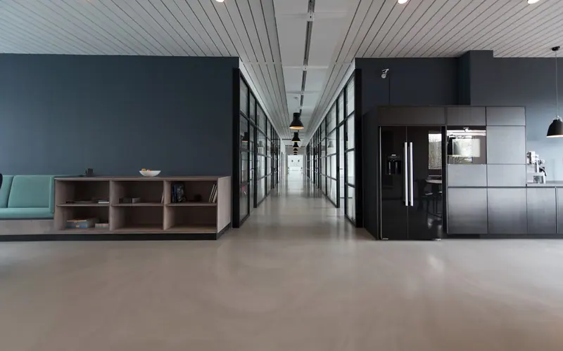 Modern office corridor
